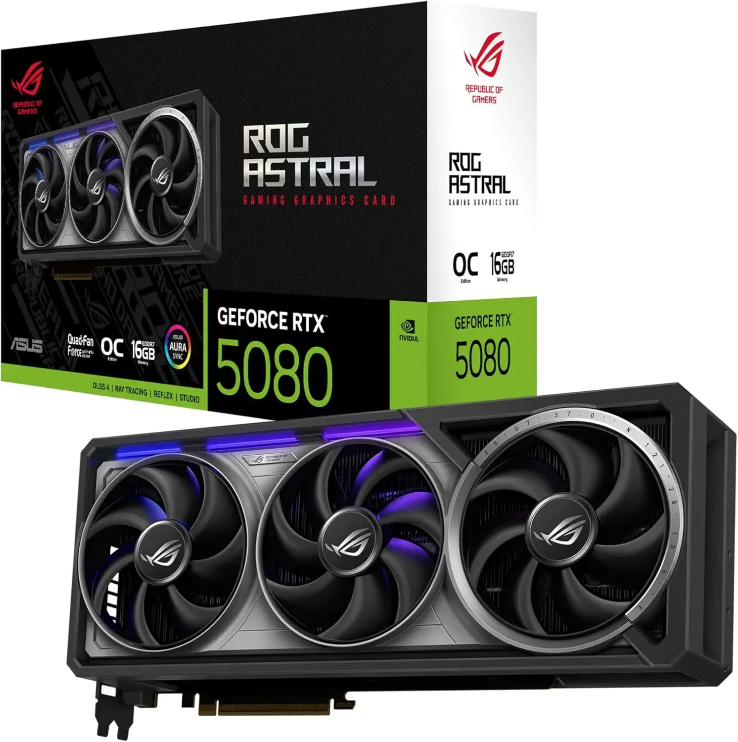 การ์ดจอ Astral RTX 5080 รุ่น O - Rtx 5080 16Gb บทวิจารณ์และราคา
